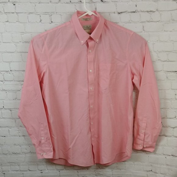 L.L. Bean Other - LL Bean Pink Button Down Long Sleeve Shirt Size XL